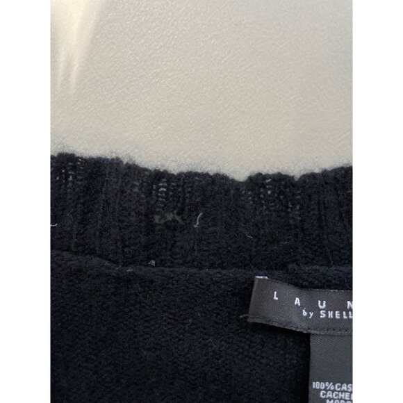 Laundry by Shelli Segal Cardigan Sweater Size Large Long Sleeve Cashmere Knitted - Picture 7 of 9